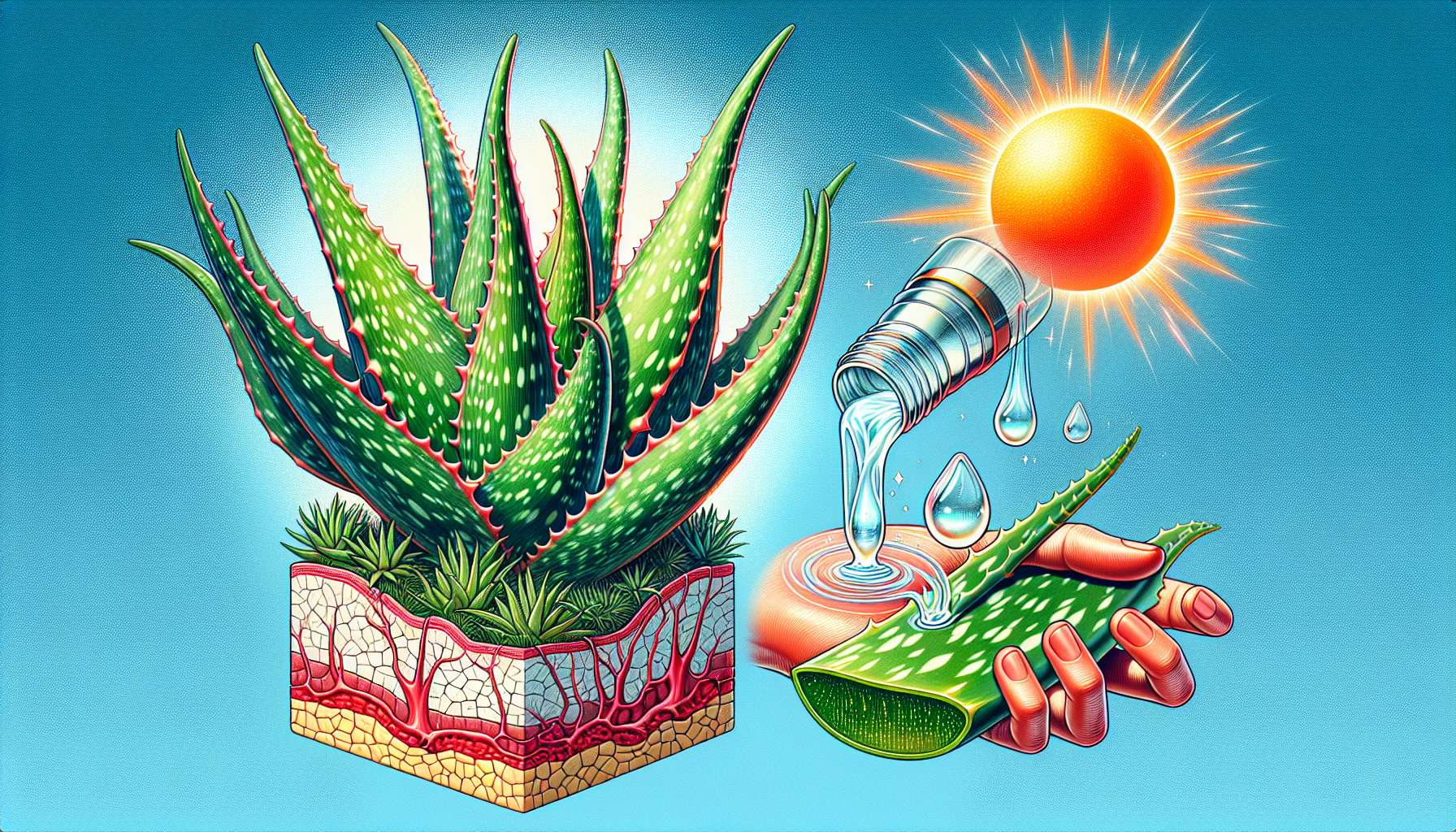 Aloe Vera Gel for Sunburn: Nature's Soothing Remedy